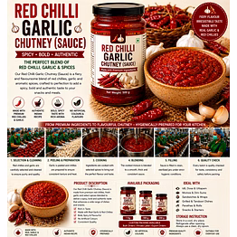 red chilli garlic chutney