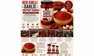 Red Chilli Garlic Chutney