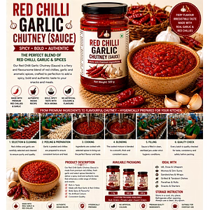 Red Chilli Garlic Chutney