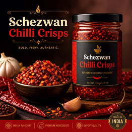 schezwan chilli crisps