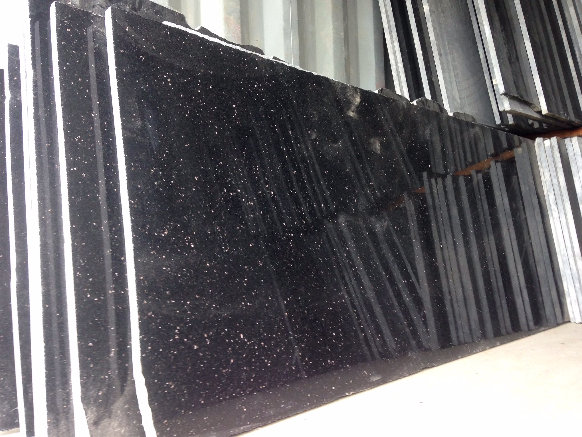 black galaxy granite