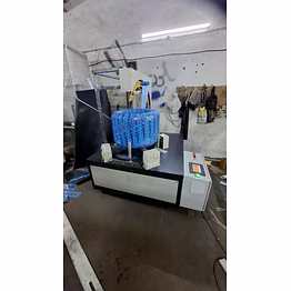 horizontal coil strech wrapping machine