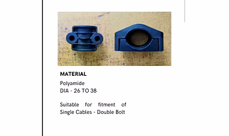 CABLE CLAMPS