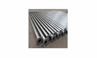 7 Mtr Tubular Poles, 410 SP1, GI