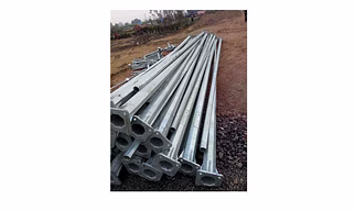 8 Mtr Tubular Poles, 410 SP13, MS(BIS)