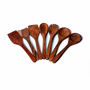 wooden cooking & serving spoon
