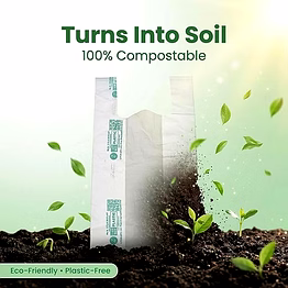 biodegredable and compostable carry bags
