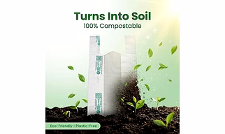 Biodegredable and compostable carry bags