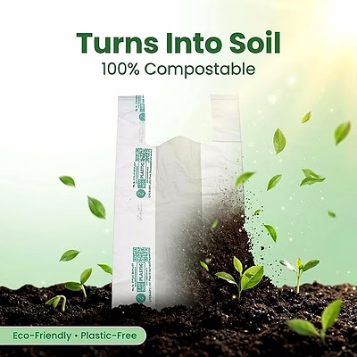 biodegredable and compostable carry bags