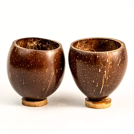 thenga coconut shell cup | perfect for tea/coffee/juice cup - 200 ml