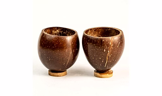 Thenga Coconut Shell Cup | Perfect for Tea/Coffee/Juice Cup - 200 ML
