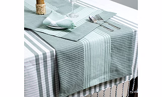 Kitchen Linen Set -Table Cover, Runner, Placeholder and Napkin
