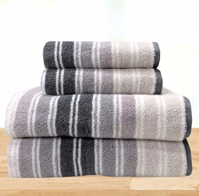 bath linen - yarn dyed zero twist - bath towel