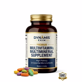 dynamis exim premium multivitamin & multimineral supplement - high potency (60 tablets)