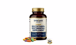 Dynamis Exim Premium Multivitamin & Multimineral Supplement - High Potency (60 Tablets)