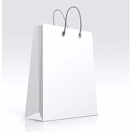 white paper bag