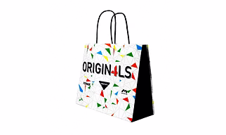 Euro Tote Bag With Knotted Cotton Rope Handles