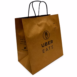 vyom brown kraft food delivery paper bag series