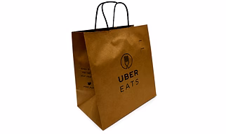 Brown Kraft Food Delivery Paper Bag Series