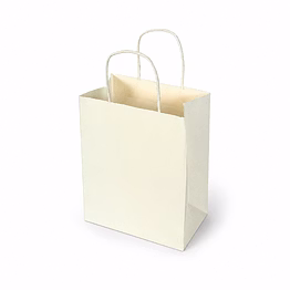 vyom white paper bag with twisted handles and standard sizes 5 x 3 x 8 to 10 x 3 x 12 inch