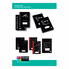 counter book full bound & tape bound