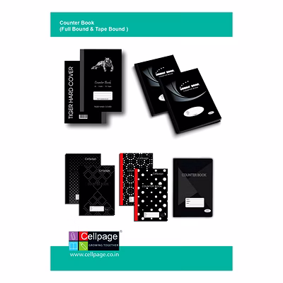 counter book full bound & tape bound