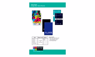 Steno Book (Single Wire / Spiral Bound)