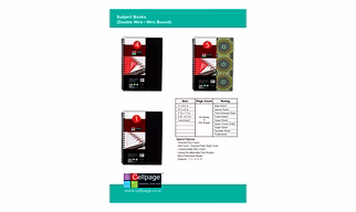 Subject Books (Double Wire / Wiro Bound)