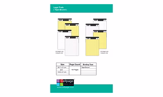 Legal Pads ( Tape Bound )