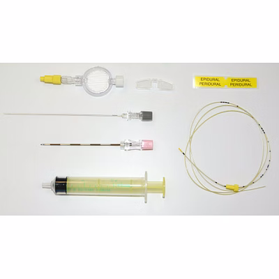 mini-sets 5 items (spinal & epidural needles + catheter + syringe + filter)