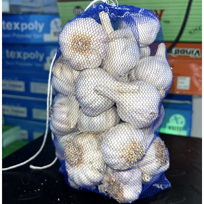 250gm garlic mesh bag