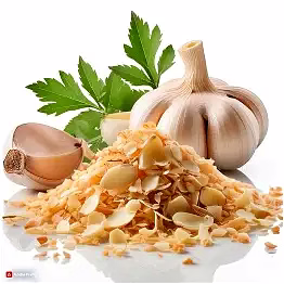 dehydrated garlic flakes
