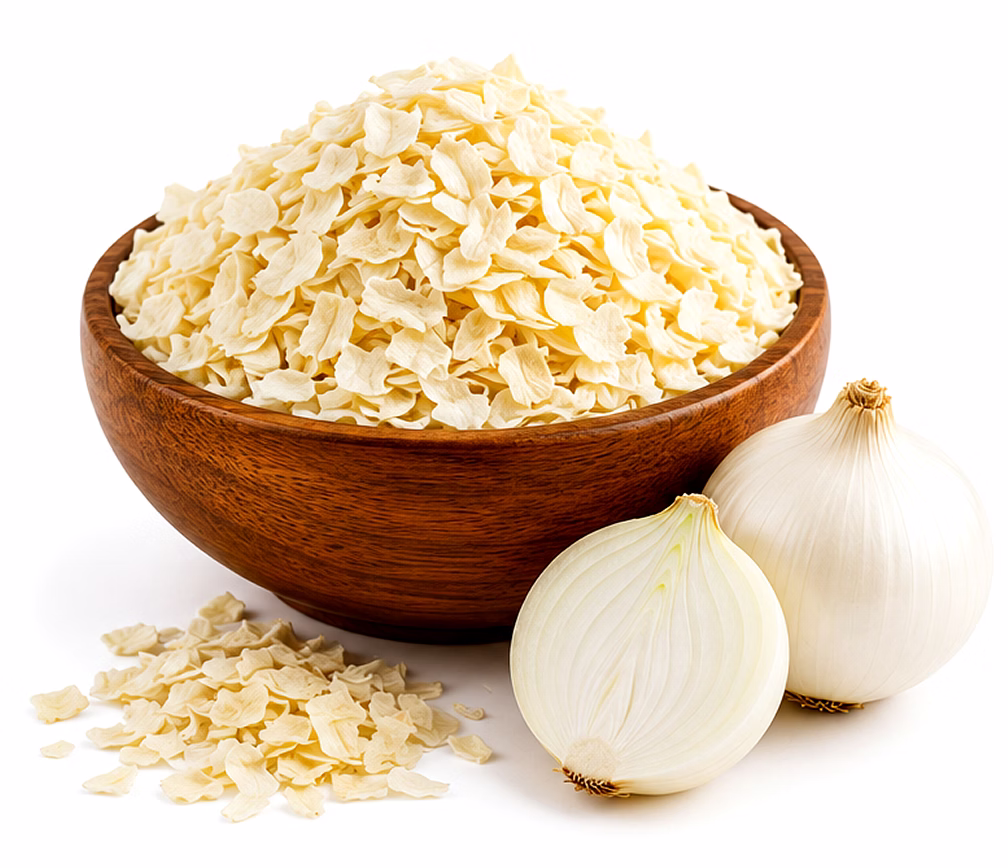 Dehydrated White Onion Flakes image 1