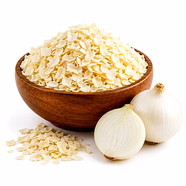 dehydrated white onion flakes