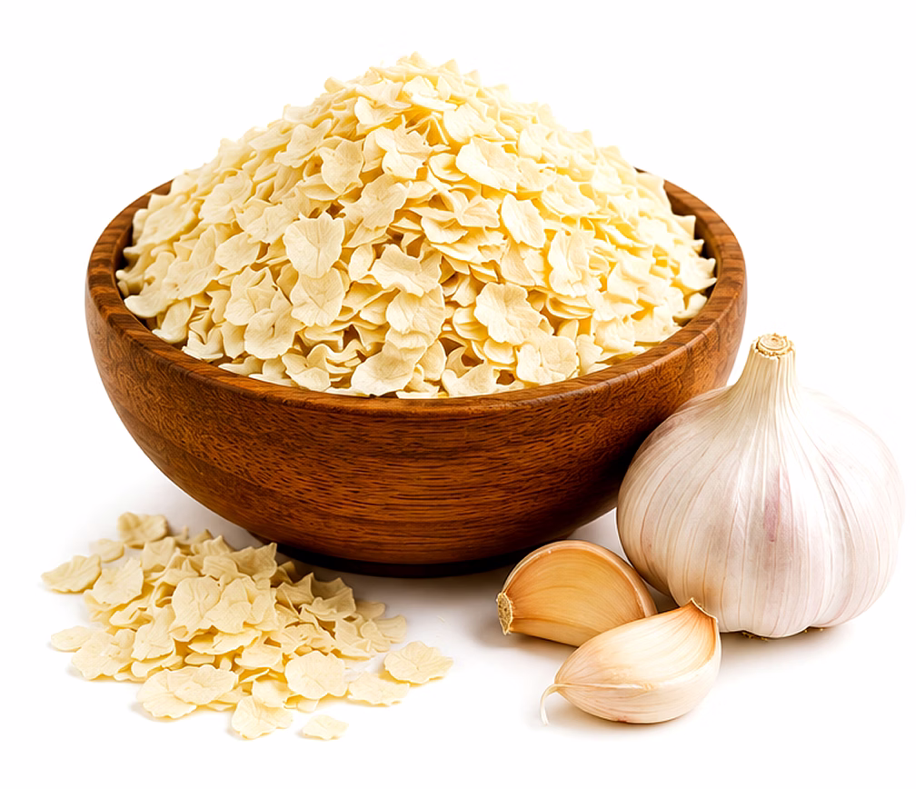 dehydrated garlic flakes