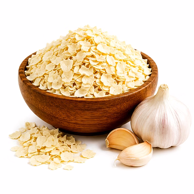 dehydrated garlic flakes