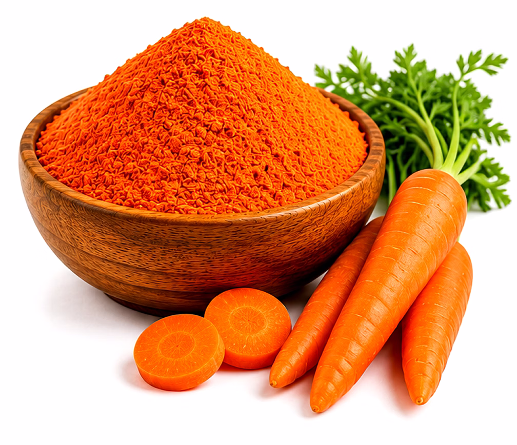 dehydrated carrot powder