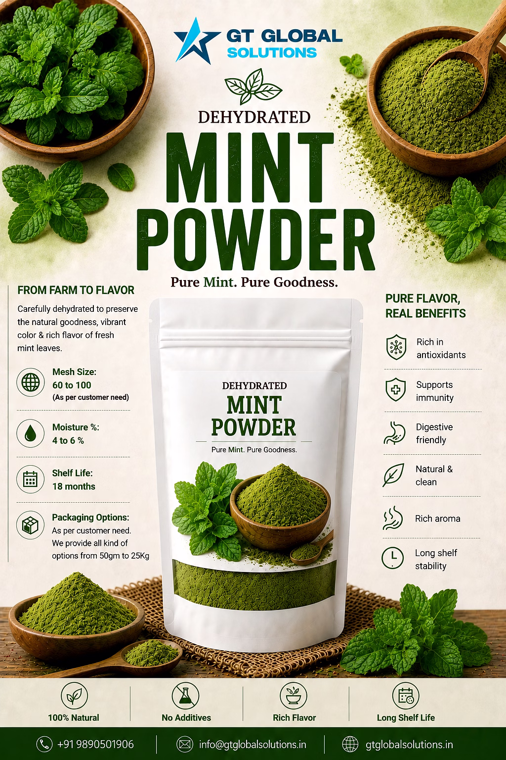 Dehydrated Mint Powder image 2