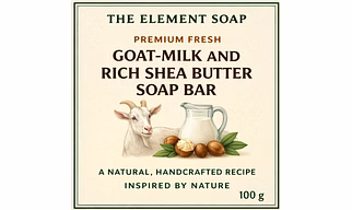 Premium Goat-Milk & Rich Shea Butter Bath Soap