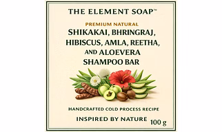Premium Hibiscus, Shikakai, Bhringraj, Reetha, Amla, & Aloevera Shampoo Bar
