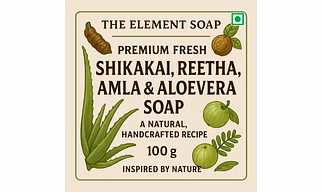 Premium Shikakai,Reetha, Amla, & Aloe vera Shampoo Bar