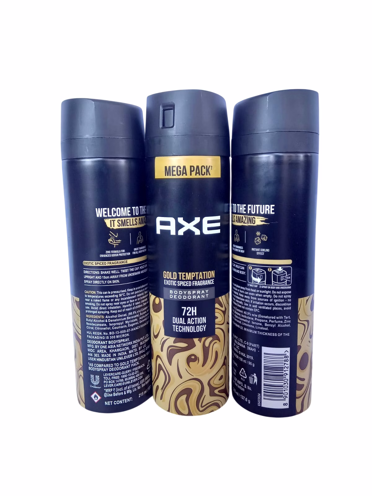 AXE DEODORANT BODY SPRAY FOR MEN 215ML image 2