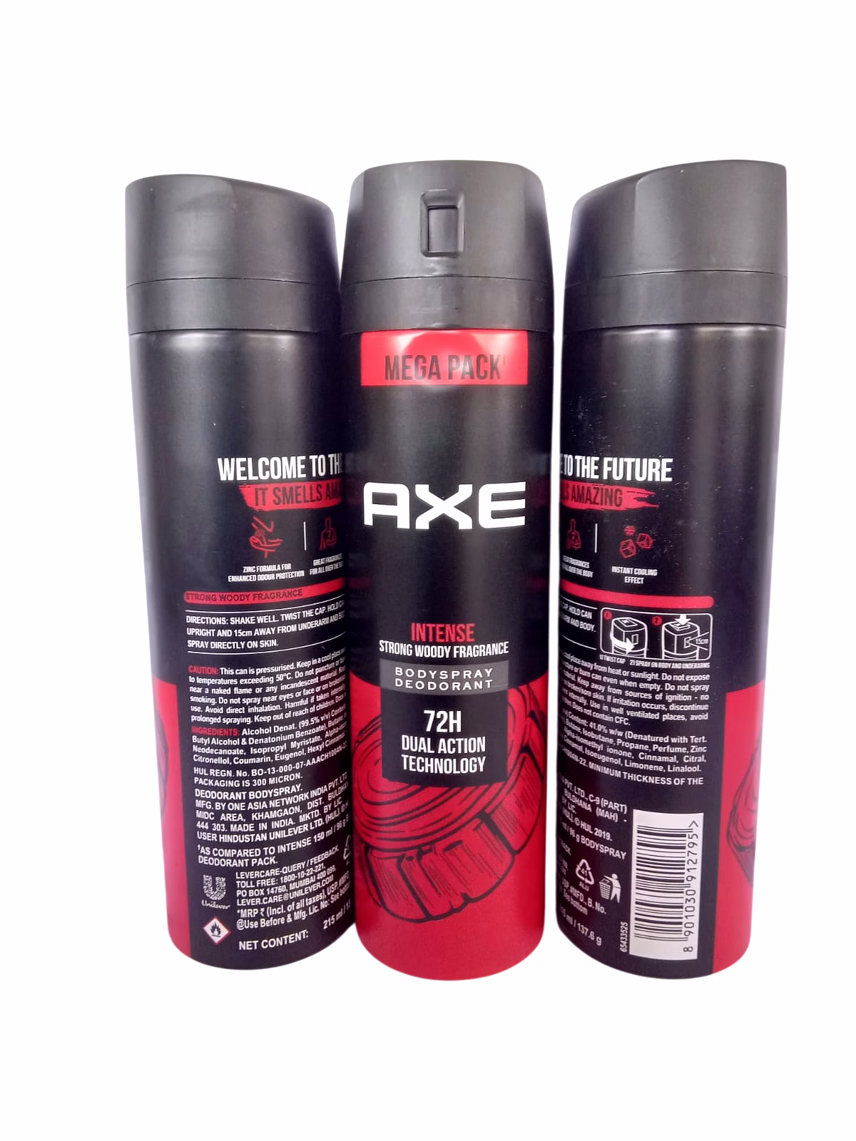 AXE DEODORANT BODY SPRAY FOR MEN 215ML image 3