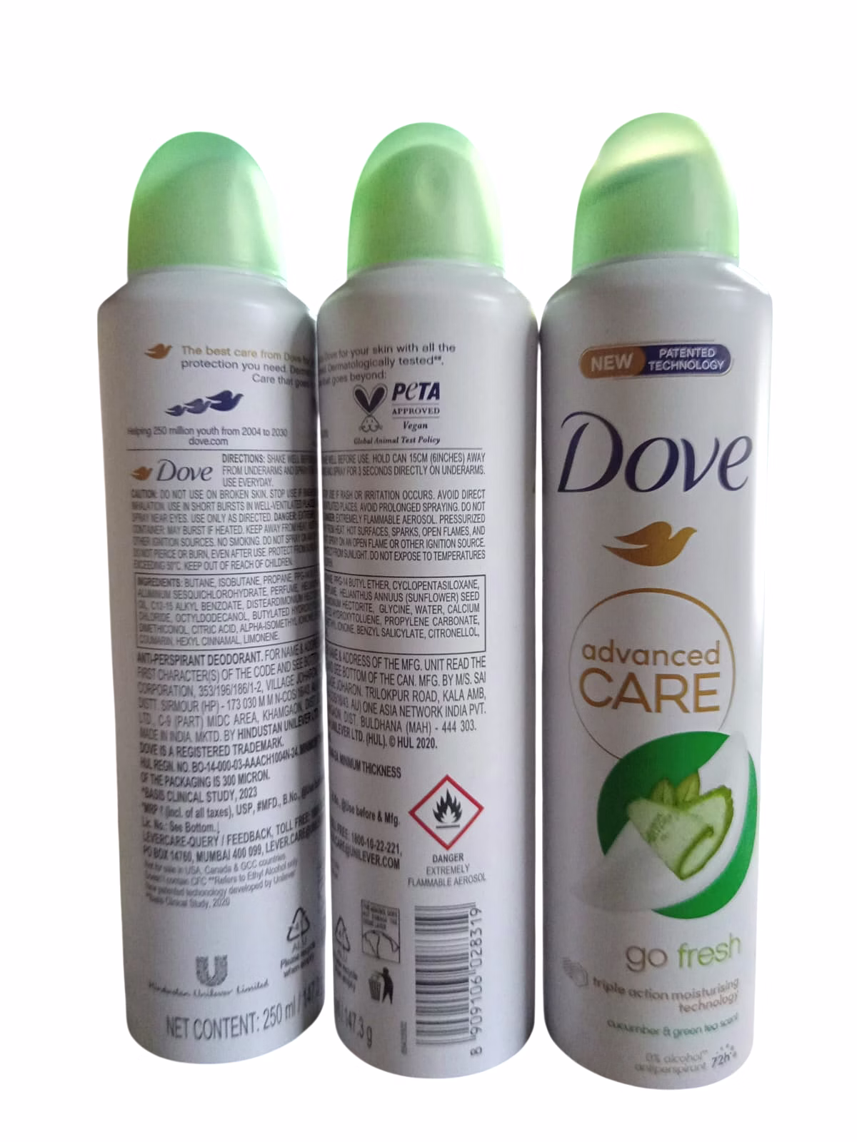 DOVE DEODORANT BODY SPRAY 250ML FOR WOMEN image 2