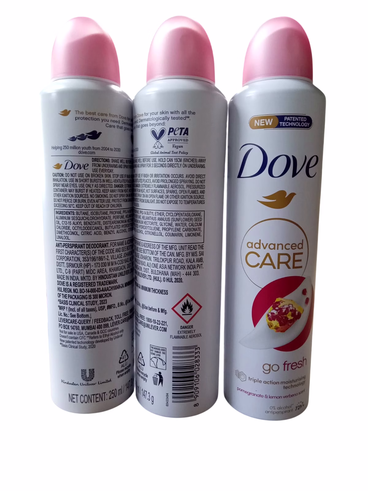 DOVE DEODORANT BODY SPRAY 250ML FOR WOMEN image 3
