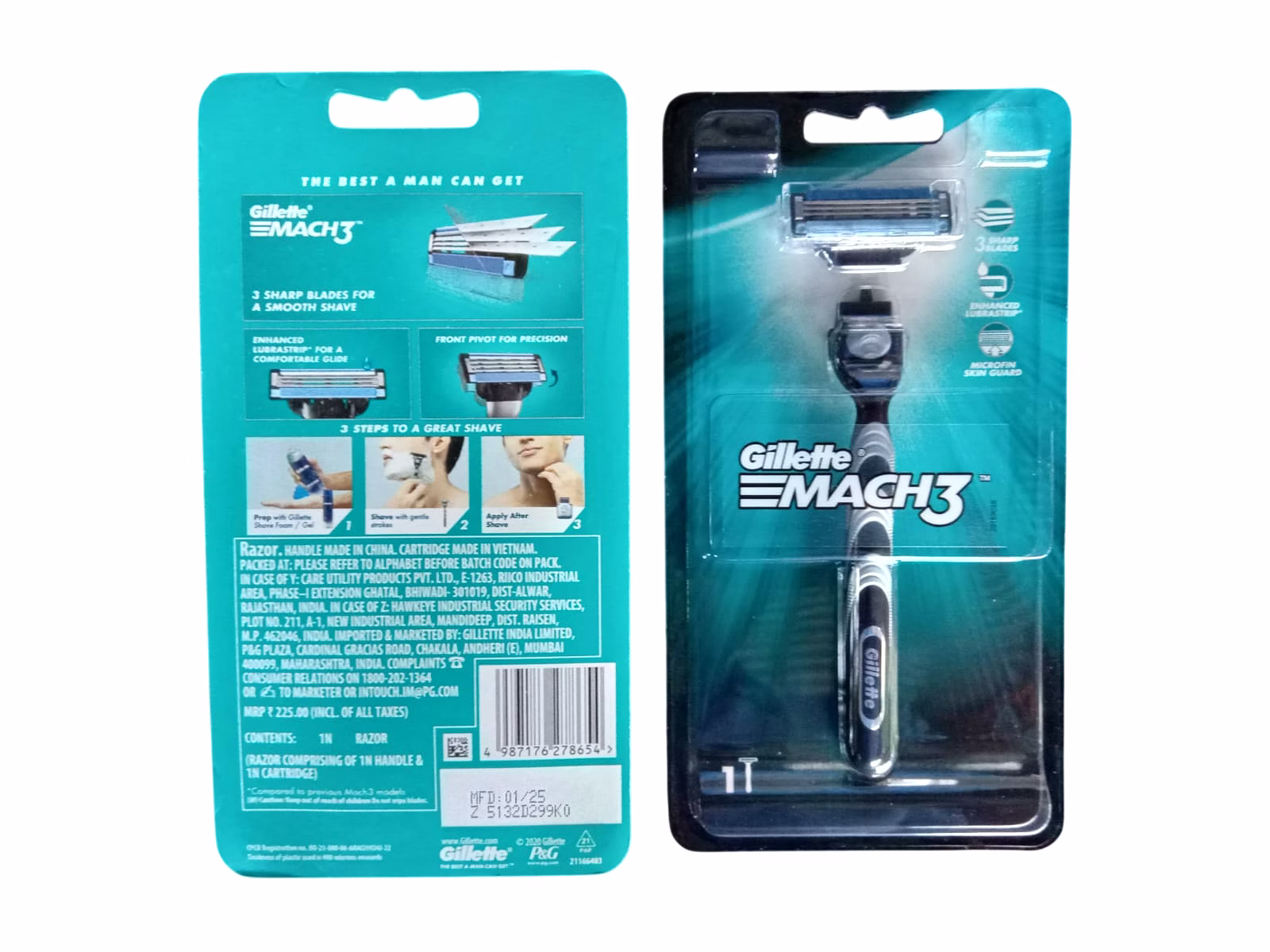 gillette razor mach 3