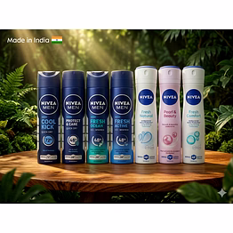 nivea deodorant body spray for men & women 150ml