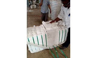 Indian raw cotton bales
