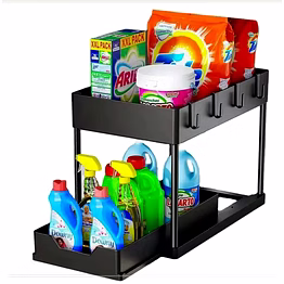2 tier under sink organizer