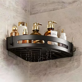 bathroom corner wall shelf
